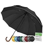 ADRIANO PORCARO® Regenschirm Sturmfest I Ø120cm Schirm I Regenschirm...