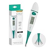 Evolu Wasserdichtes Flexibles Digitales Thermometer Messung in Mund, Rektal...