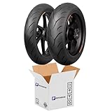 1 Paar Reifen 120/70 - ZR17 mit 180/55 - ZR17 Reifen CM-S1 Street -...