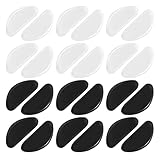 12 Paar Silikon Nasenpad, Selbstklebende Airbag Weiche Nasenpads D Form...