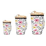 Dusviba Eiskaffeehüllen mit Griff, abstrakte...