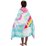 Kinder Badeponcho, 100% Baumwolle Kinder Badetuch, Strand Schwimmen Kinder...