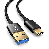 PAXO USB C Kabel 2m, 10 Gbit/s (1,25 GByte/s), USB 3.2 Gen2 (3.0, 3.1), USB...