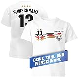 MoonWorks® T-Shirt Kinder Deutschland Trikot EM 2024 personalisiert mit...