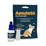 Amuleto Clean & Care Bath - Milben und Flohshampoo für Hunde & Katzen -...