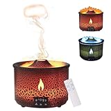 Vulkan Luftbefeuchter Flammen Aroma Diffusor: Ultraschall Ätherisches Öl...