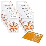 60x Signia - 13 orange - Hörgerätebatterien (10x 6er Blister) + DIREKT...