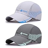 TAGVO Baseball Cap Herren Damen, 2 Stück Verstellbar UV-Schutz...