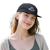 Clakllie 5 Panel Baseball Cap Atmungsakitv Flat Brim Kappe Schnelltrocknend...