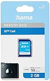 Hama Speicherkarte SD 2GB (SD-2.0 Standard, Class 4, Datensicherheit dank...