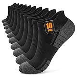 Effeet Sneaker Socken Herren Damen 10 Paar, Atmungsaktive Baumwolle...