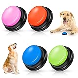 REAQUE Buzzer with Recording Function, Pack of 4 Buzzers with Sound, Sound...