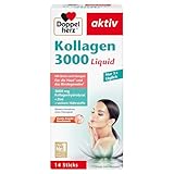 Doppelherz Kollagen 3000 Liquid - Haut + Bindegewebe - Mit Vitamin A, Zink...