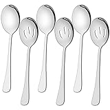 6-teilige Servierlöffel Set 22cm, beinhaltet 3 Servierlöffel und 3...