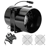 DC 12V Rohrventilator, 100mm Axial Rohrventilator, Lüfter Axiallüfter...