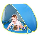 KBIBCK Strandmuschel Pop Up, Pop Up Strandzelt mit UV Schutz, Baby Strand...