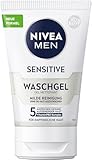 NIVEA MEN Sensitive Waschgel, sanftes Reinigungsgel für empfindliche...