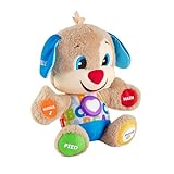 Fisher-Price Lernspaß-Hündchen mit drei Stufen | sprechendes Kuscheltier...