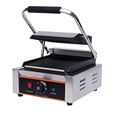 Profi Edelstahl Kontaktgrill Gastro Steakgrill Paninimaker Multigrill 1800...