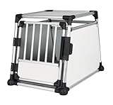 TRIXIE Hunde-Transportbox, Aluminium, M–L: 63 × 65 × 90 cm,...