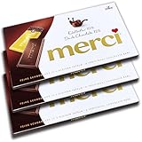 3 er Pack merci Tafelschokolade Edelbitter 72% 3 x 100g