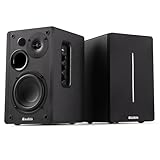 Audizio KS01B Regal Lautsprecher Set | Aktiv 120W HiFi Boxen mit Bluetooth...