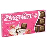 Schogetten Joghurt-Erdbeer 100g Schokoladentafel, praktisch einzeln...