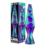 LAVA® - Lava Lampe Aurora Borealis 2047, lila wachs, blaugrüne...