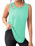 Gyabnw Tank Top Damen Sport Tanktop Fitness Ärmellos Sportshirt Gym Yoga...