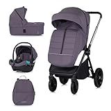 Chipolino Kombikinderwagen Encanto 3 in 1 Babyschale i-Size Babywanne...