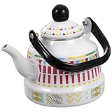 OUNONA Emaillierter Wasserkocher 11L mit Komfortgriff Großer Ausguss...