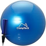 CampTeck U6764 Gymnastikball 65cm mit verbesserter Handpumpe für Fitness,...