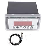 Akozon Digital LED -Drehzahlmesser Geschwindigkeitsmessgerät für...
