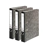 Original Falken 3er Pack Recycling-Ordner Wolkenmarmor. Made in Germany. 5...