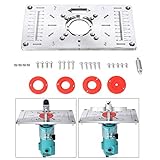 Aluminium Router Tabelle Einlegeplatte, Praktisches, Sparen Sie Aufwand,...