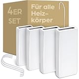 Luftbefeuchter Heizkörper aus Keramik - 4er Set mit Flexiblem...