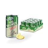 Pfanner Bio Ingwer Shot (12 x 0,15 l) - 100% Direktsaft - Natürlicher...