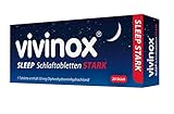 vivinox SLEEP Schlaftabletten stark: Schlafmittel für Einschlafen &...