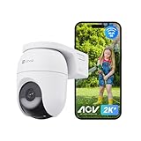 EZVIZ 4G LTE Überwachungskamera Aussen Solar, 2K+ WLAN Outdoor Akkukamera,...