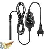 FEDOUR 15W/25W/35W Mini Aquarium Heizung Tauchbare kleine Aquarienheizung...