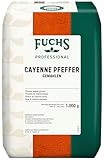 Fuchs Professional - Cayenne Pfeffer gemahlen | Scharfes Gewürz für Chili...