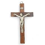 Wandkreuz – Handarbeit Made in Italy Christus und INRI 999 Silber...