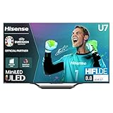 Hisense 55U7NQ 139cm (55 Zoll) Fernseher, 4K Mini LED ULED HDR Smart TV,...