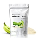 MANUBOLU Grüne Bananen Pulver 500g (XXL) | 100% Naturrein & Zuckerfrei |...