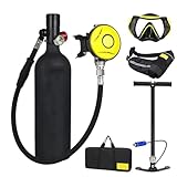 XSGDMN Tauchsets 1L Mini Tauchflasche Sauerstoffflasche Tauchflasche Mini...