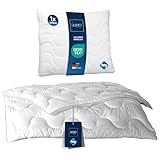 LILENO HOME Bettdecke 135x200 Set mit Kissen - Ganzjahre Bettdecke 135x200...