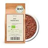 Kamelur Bio Roter Vollkorn Reis (5kg) – roter Vollkorn Reis BIO, ohne...