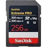 SanDisk Extreme PRO 256GB SDXC UHS-II Karte,bis zu 300MB/s...