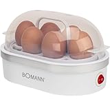 Bomann® Eierkocher 6 Eier | mit akkustischem Signal (Summer) | inkl....
