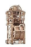 UGEARS Sky Watcher Tourbillon Tischuhr - Funktionale 3D Holzpuzzle für...